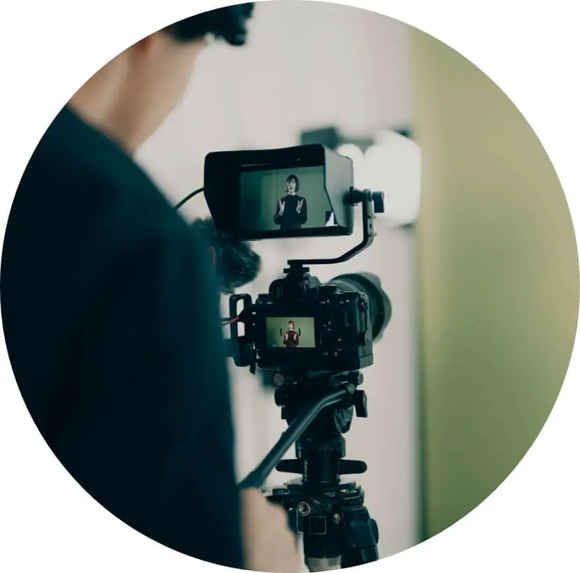 カメラマンの写真