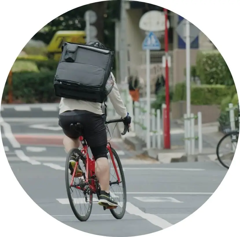 フードデリバリーの写真
